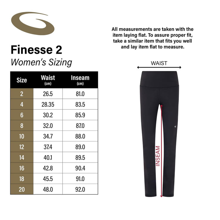Goldline Women's Finesse 2 Curling Pant black