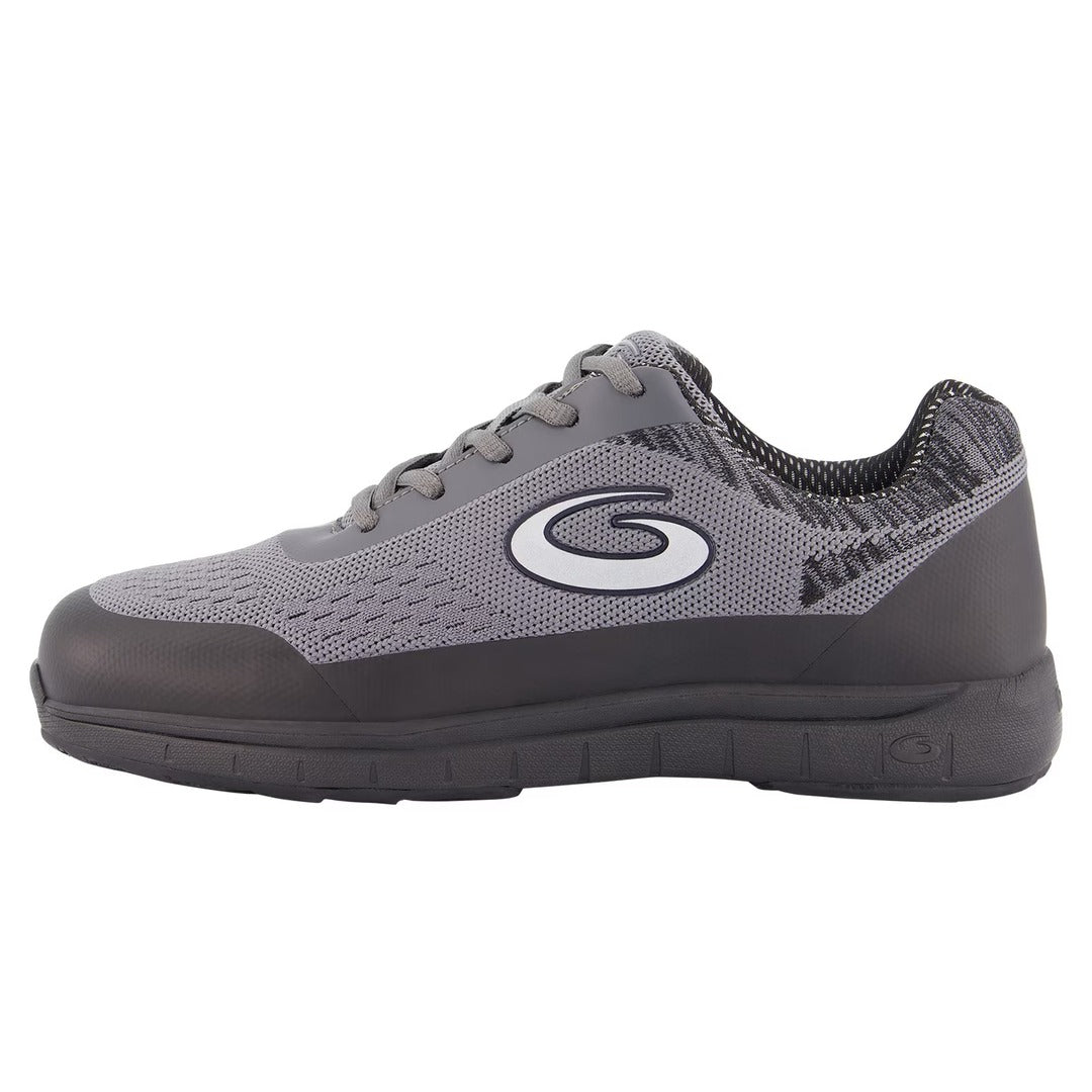 Goldline Women's Swagger G50 Double Gripper Curling Shoes grey