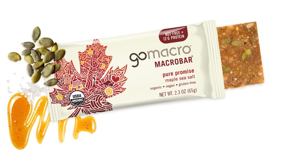 GoMacro Organic Protein Bars 65g Maple Sea Salt