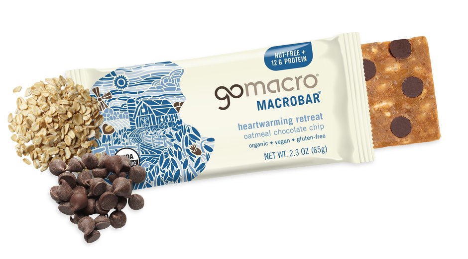 GoMacro Organic Protein Bars 65g Oatmeal Chocolate Chip