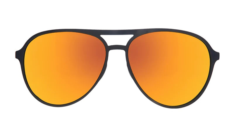 goodr Mach G Sunglasses Call Me Tarmac Daddy black orange