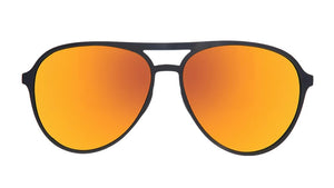 goodr Mach G Sunglasses Call Me Tarmac Daddy black orange