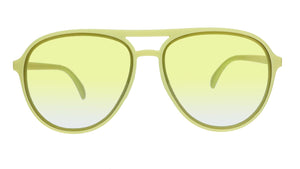 goodr Mach G Sunglasses Margs in First Class Green