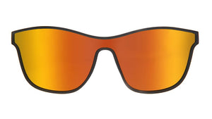 goodr VRG Sunglasses from zero to blitzed gold yellow