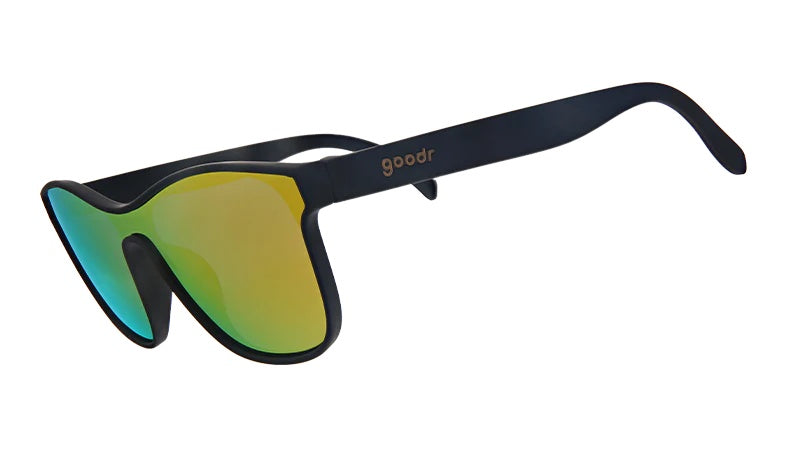goodr VRG Sunglasses from zero to blitzed black