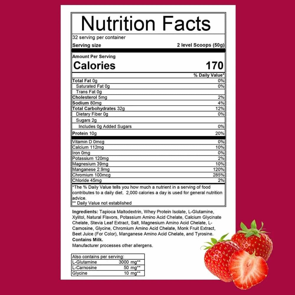 Hammer Recoverite 2.0 Powder (32 Servings) strawberry