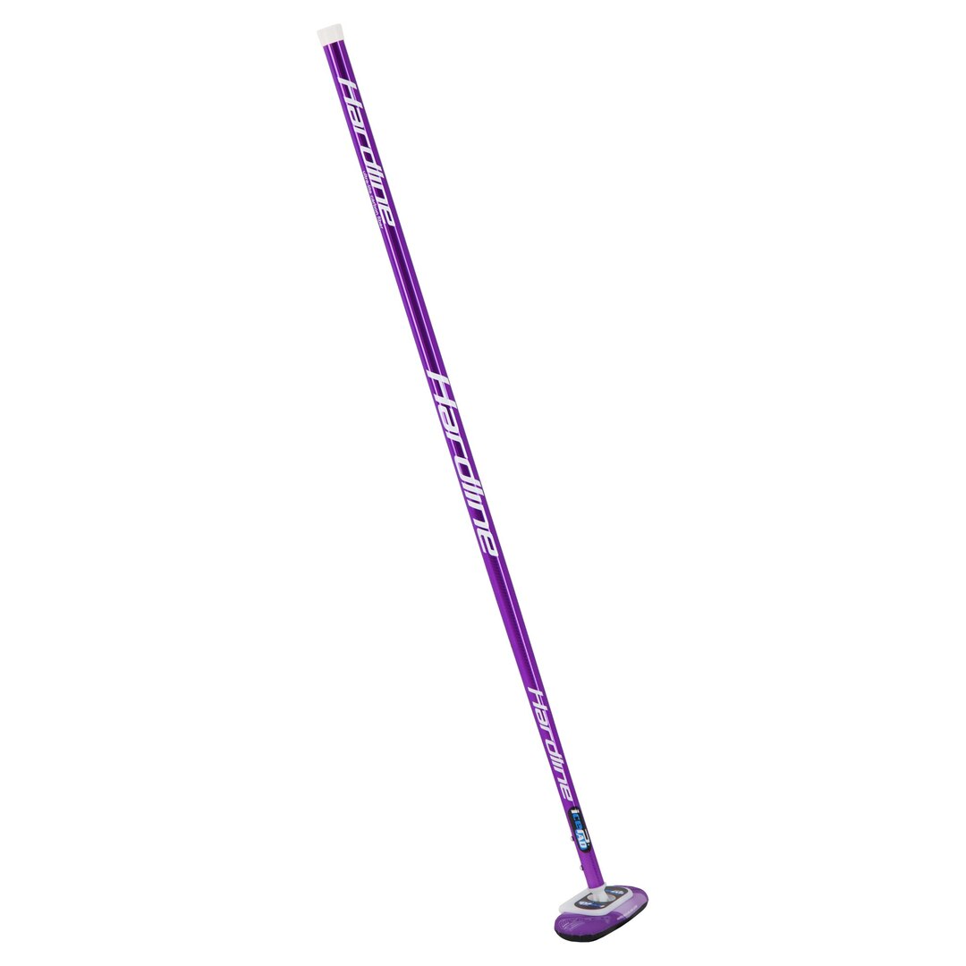 Hardline Chrome IcePad Curling Broom purple