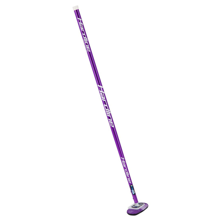 Hardline Chrome IcePad Curling Broom purple