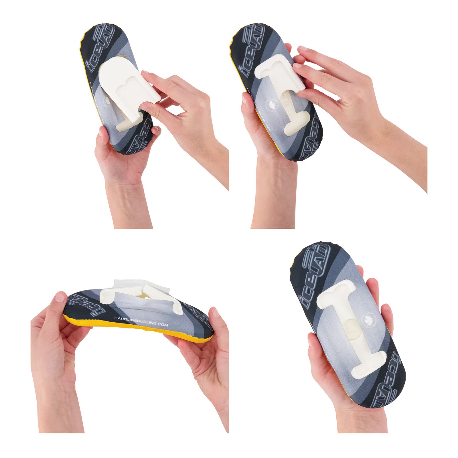 Hardline IcePad Curling Base 2 Pcs white