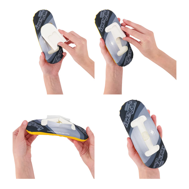Hardline IcePad Curling Base 2 Pcs white