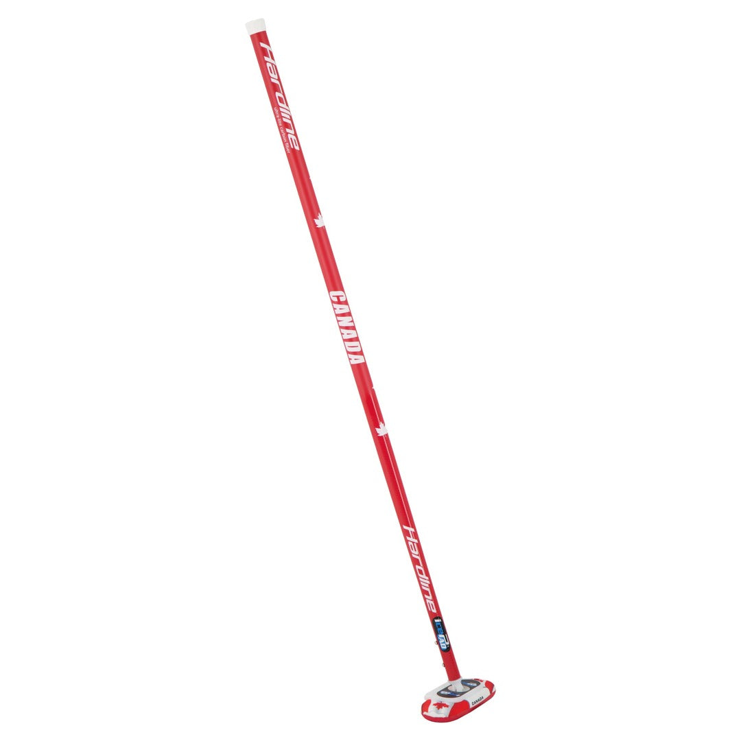 Hardline National IcePad Curling Broom red
