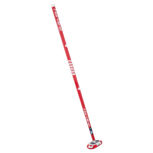 Hardline National IcePad Curling Broom red