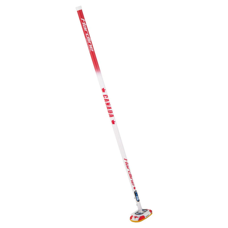 Hardline National IcePad Curling Broom white