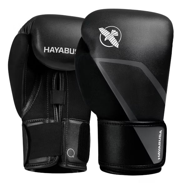 Hayabusa E1 Boxing Gloves Black Grey