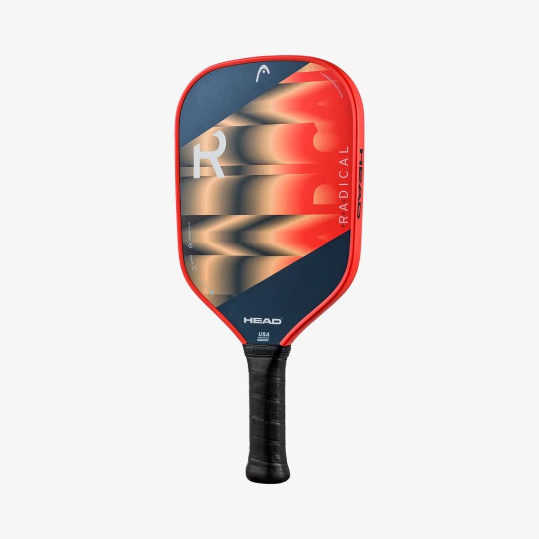 Head Radical Pro Pickleball Paddle Gold Red Navy