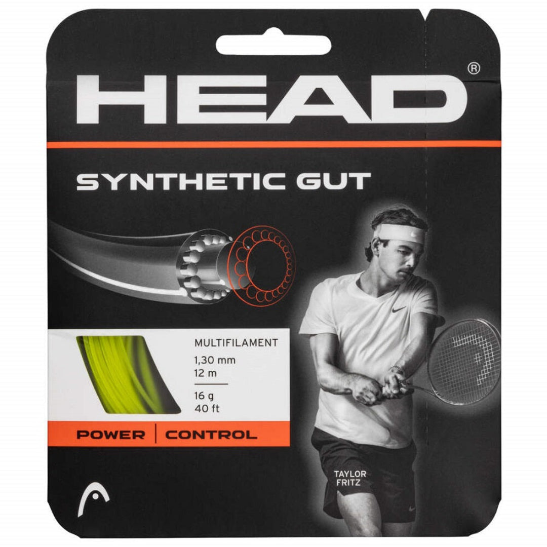 Head Synthetic Gut Tennis Stringyellow