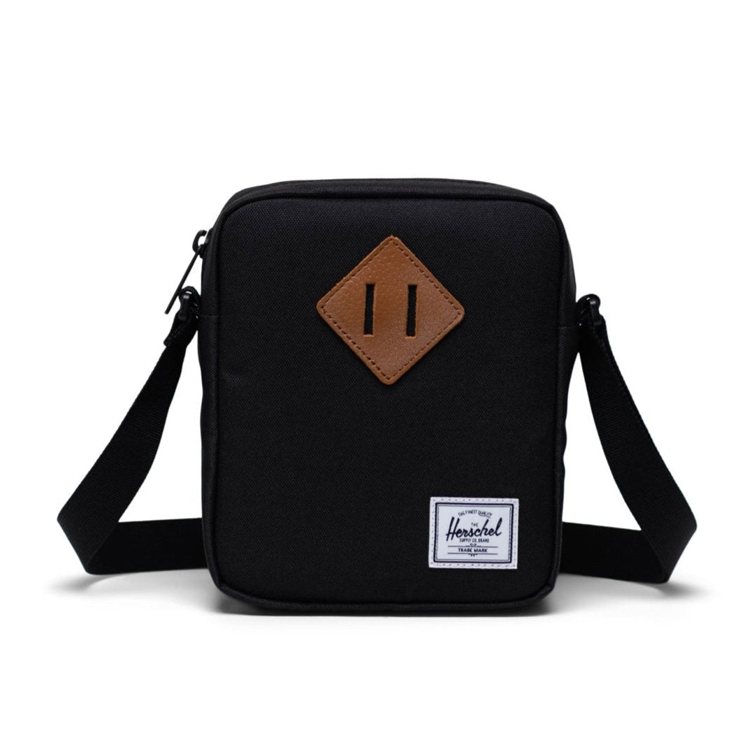 Herschel Heritage Crossbody Bag Black/Tan