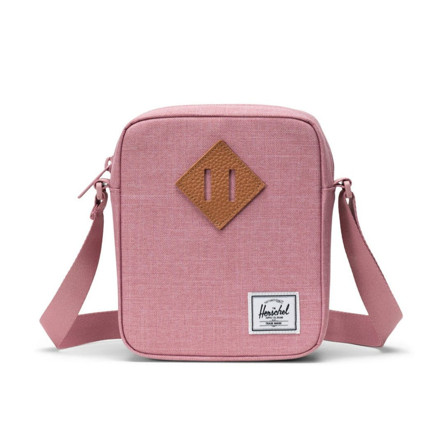 Herschel Heritage Crossbody Bag  Lilas Crosshatch Pink