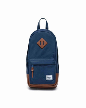 Herschel Heritage Shoulder Bag navy tan