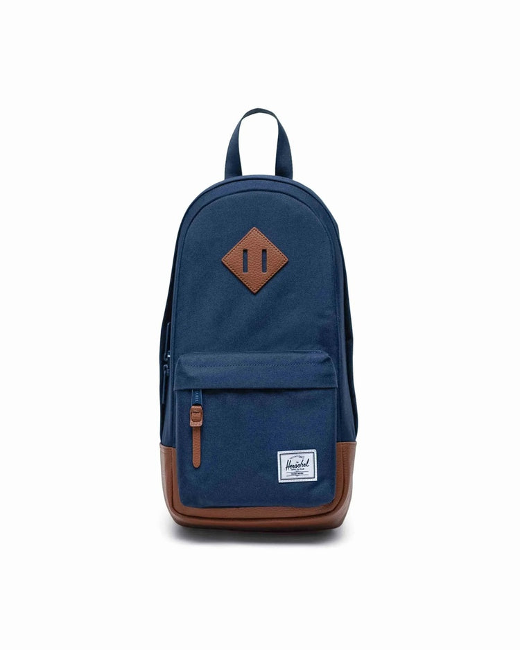 Herschel Heritage Shoulder Bag navy tan
