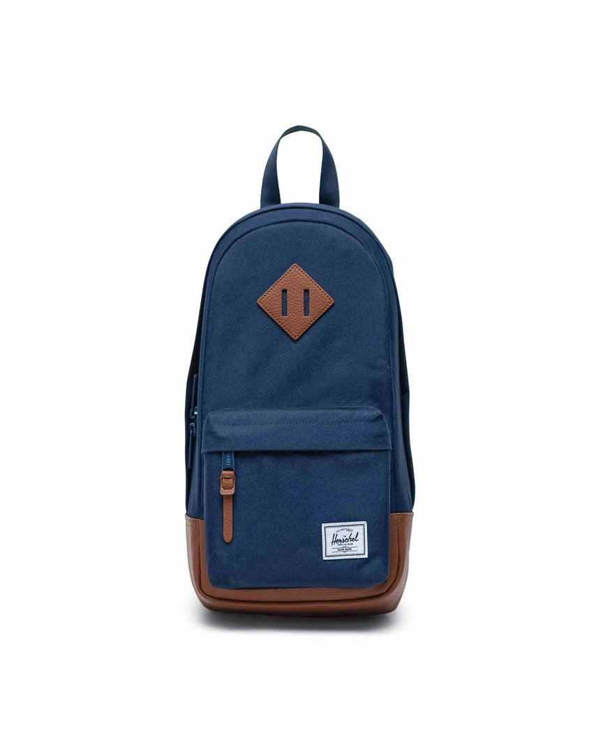Herschel Heritage Shoulder Bag navy tan