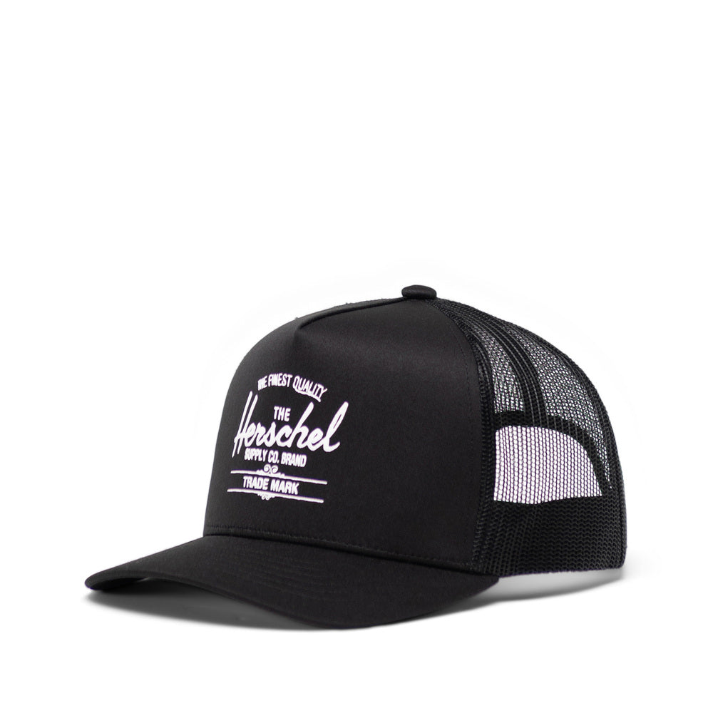 Herschel Senior Whaler Tall Mesh Hat black