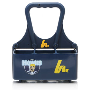 Howies Pro Jet Water Bottle Carrier 6 Bottles Navy blue yellow