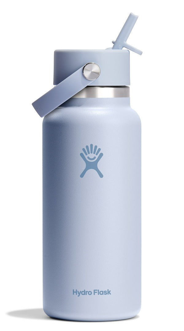 Hydro Flask 32oz Wide Mouth Bottle w/ Flex Straw surf blue 