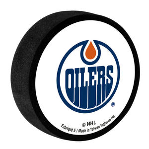 Inglasco NHL Edmonton Oilers Foam Puck black 