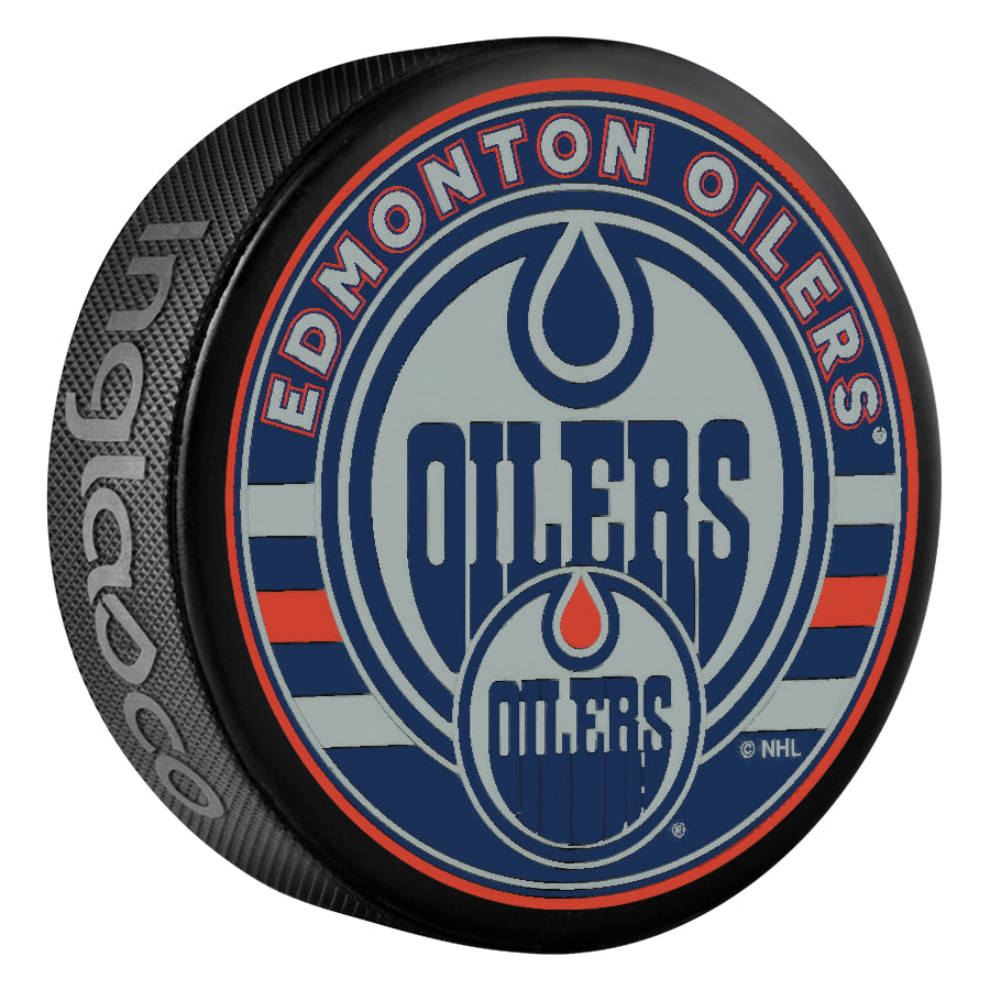 Inglasco NHL Edmonton Oilers Puck Glow In The Dark