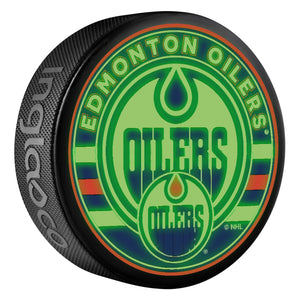 Inglasco NHL Edmonton Oilers Puck Glow In The Dark
