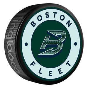 Inglasco PWHL Boston Fleet Classic Souvenir Puck green
