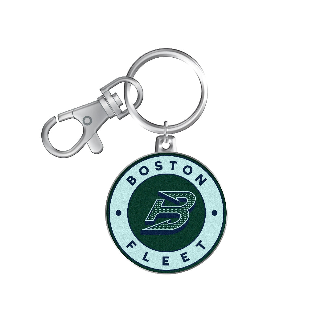 Inglasco PWHL Boston Fleet Logo Keychain green