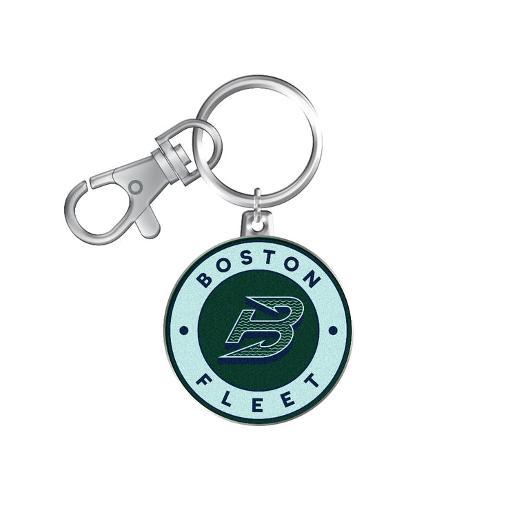 Inglasco PWHL Boston Fleet Logo Keychain green