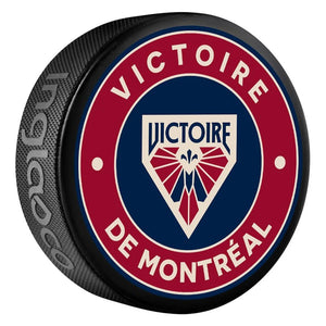 Inglasco PWHL Montreal Victoire Classic Souvenir Puck