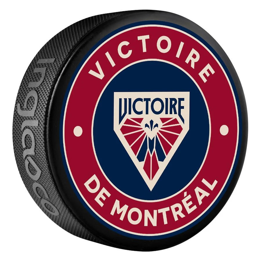 Inglasco PWHL Montreal Victoire Classic Souvenir Puck