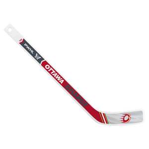 Inglasco PWHL Ottawa Charge Plastic Mini Player Stick red