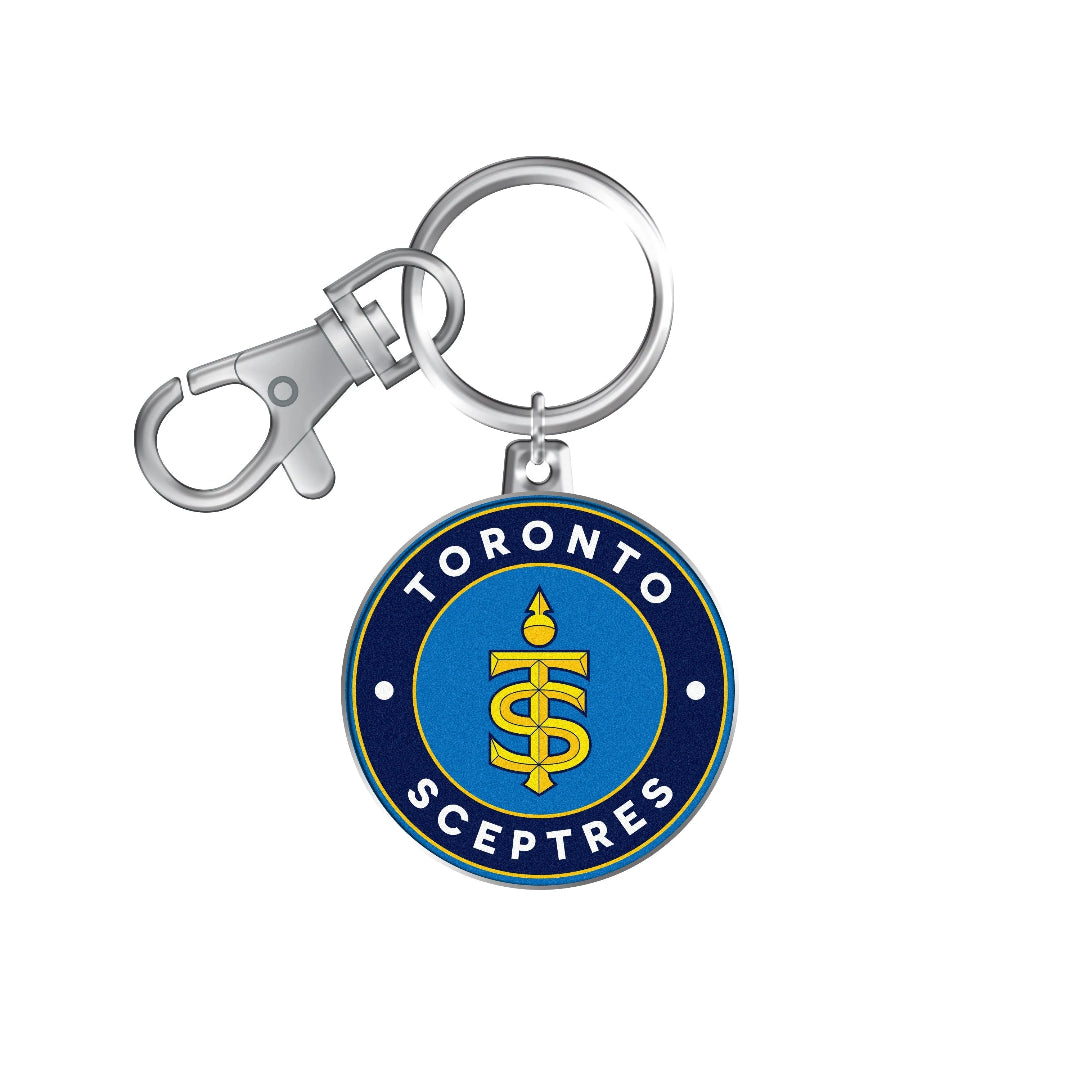 Inglasco PWHL Toronto Sceptres Logo Keychain blue