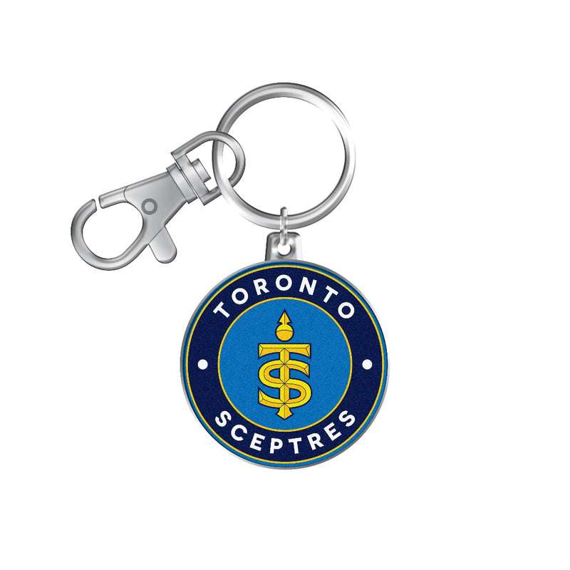Inglasco PWHL Toronto Sceptres Logo Keychain blue