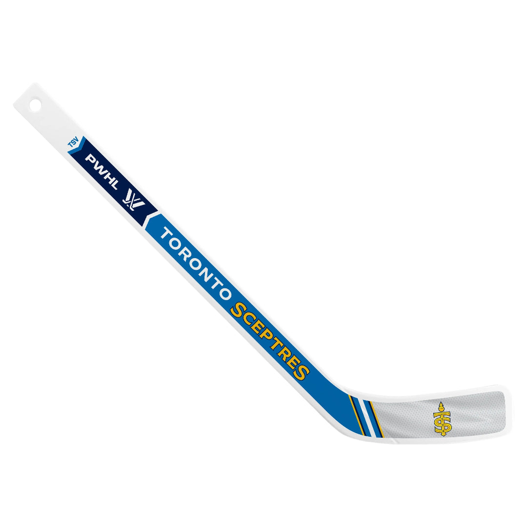 Inglasco PWHL Toronto Sceptres Plastic Mini Stick blue