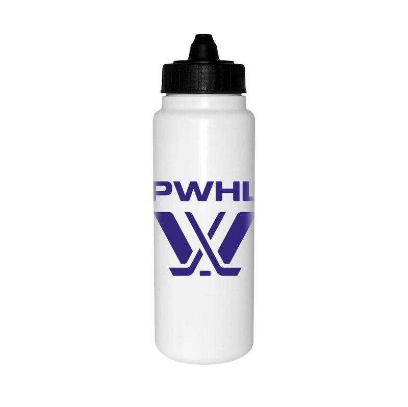 Inglasco PWHL Water Bottle 1L white tallboy bottle