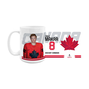 Inglasco Team Canada Cale Makar Home Jersey 15oz Mug