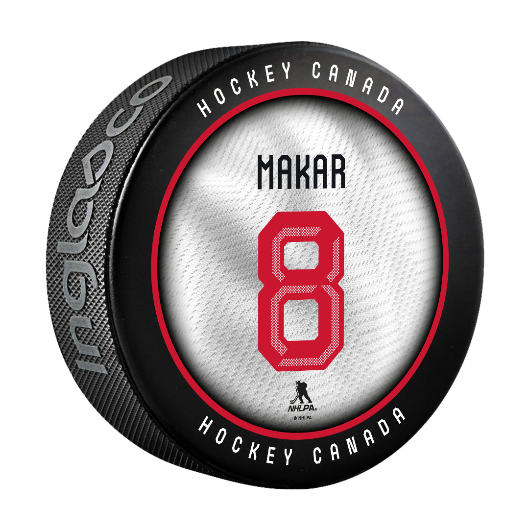 Inglasco Team Canada Cale Makar Souvenir Puck
