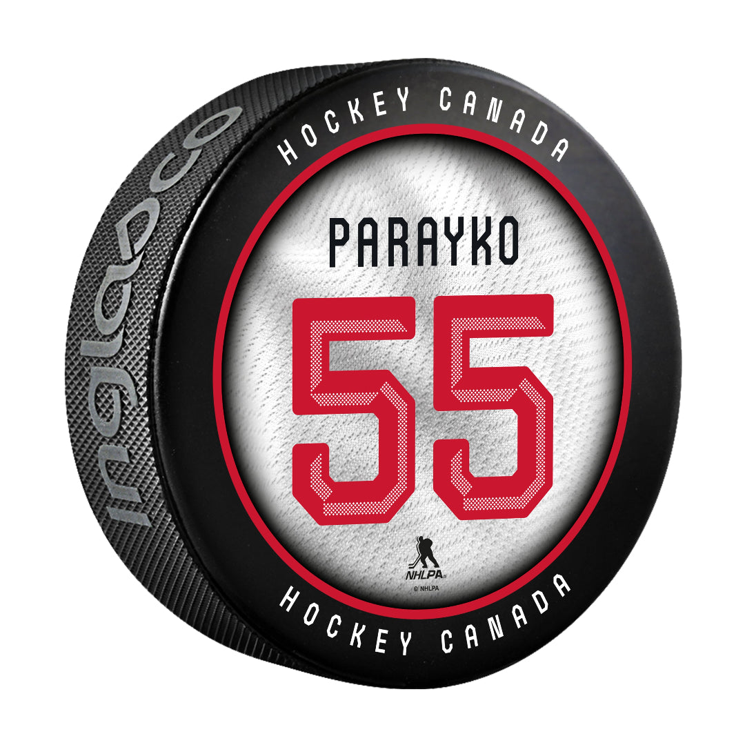 Inglasco Team Canada Colton Parayko Souvenir Puck