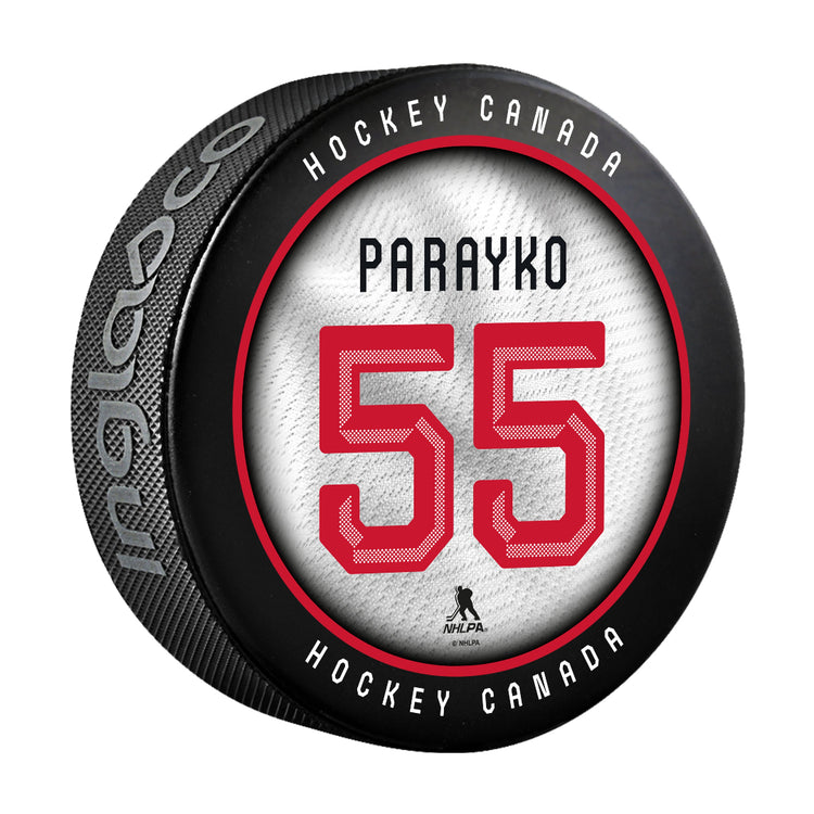 Inglasco Team Canada Colton Parayko Souvenir Puck