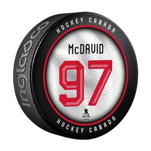 Inglasco Team Canada Connor McDavid Souvenir Puck