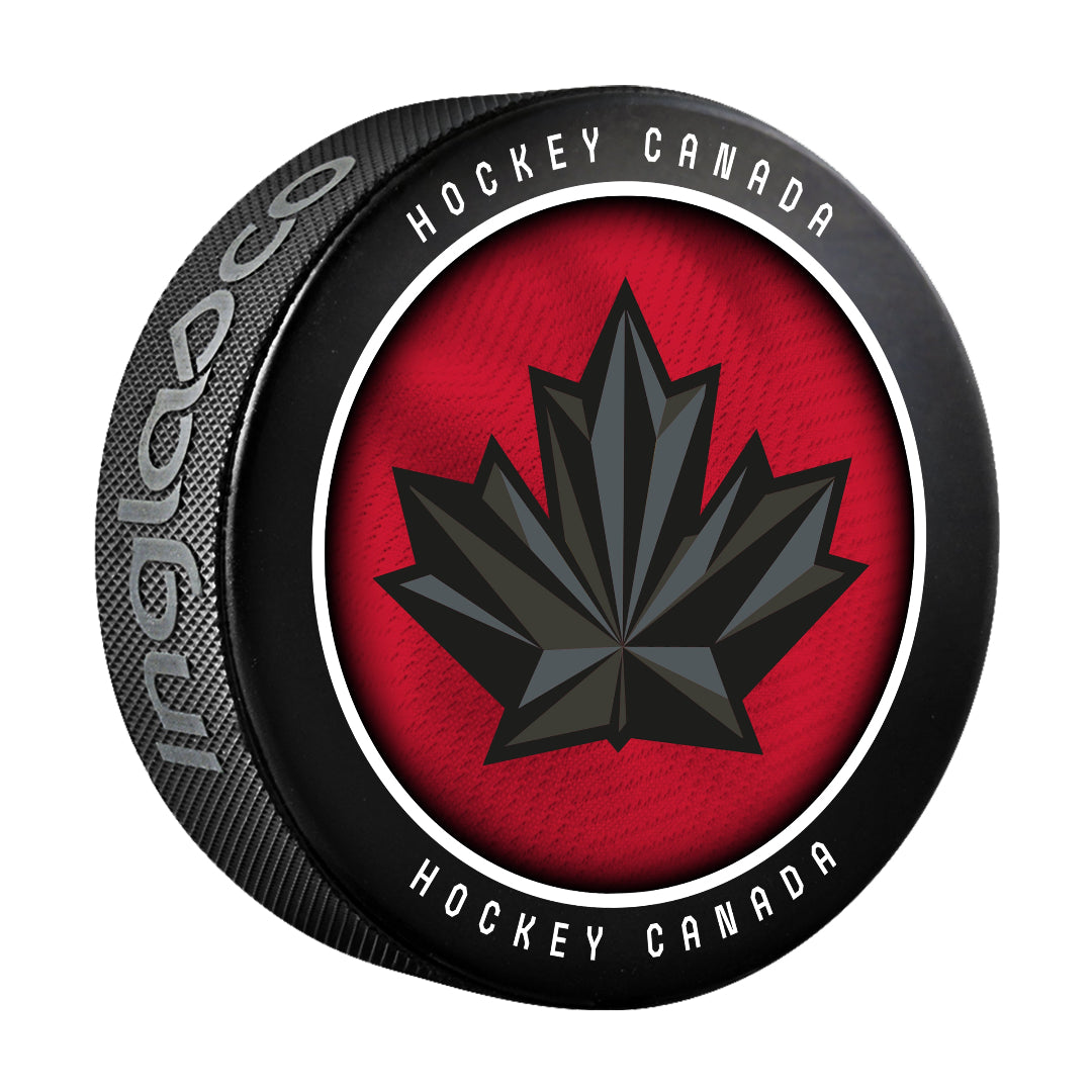 Inglasco Team Canada Home Nick Suzuki Souvenir Puck