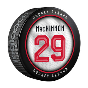 Inglasco Team Canada Nathan MacKinnon Souvenir Puck