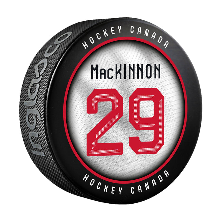 Inglasco Team Canada Nathan MacKinnon Souvenir Puck