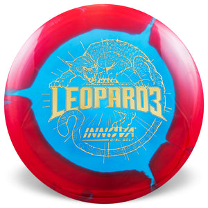 Innova Leopard3 Halo Star Fairway Driver Golf Disc red teal blue